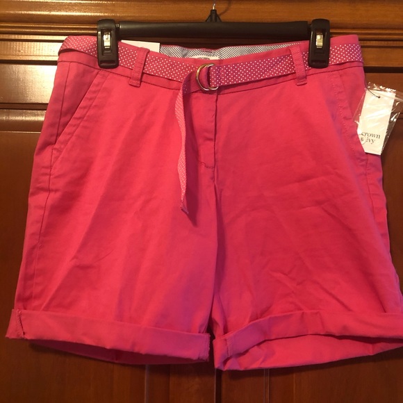 crown & ivy Pants - Crown and Ivy Pink Shorts Size 6 NWT